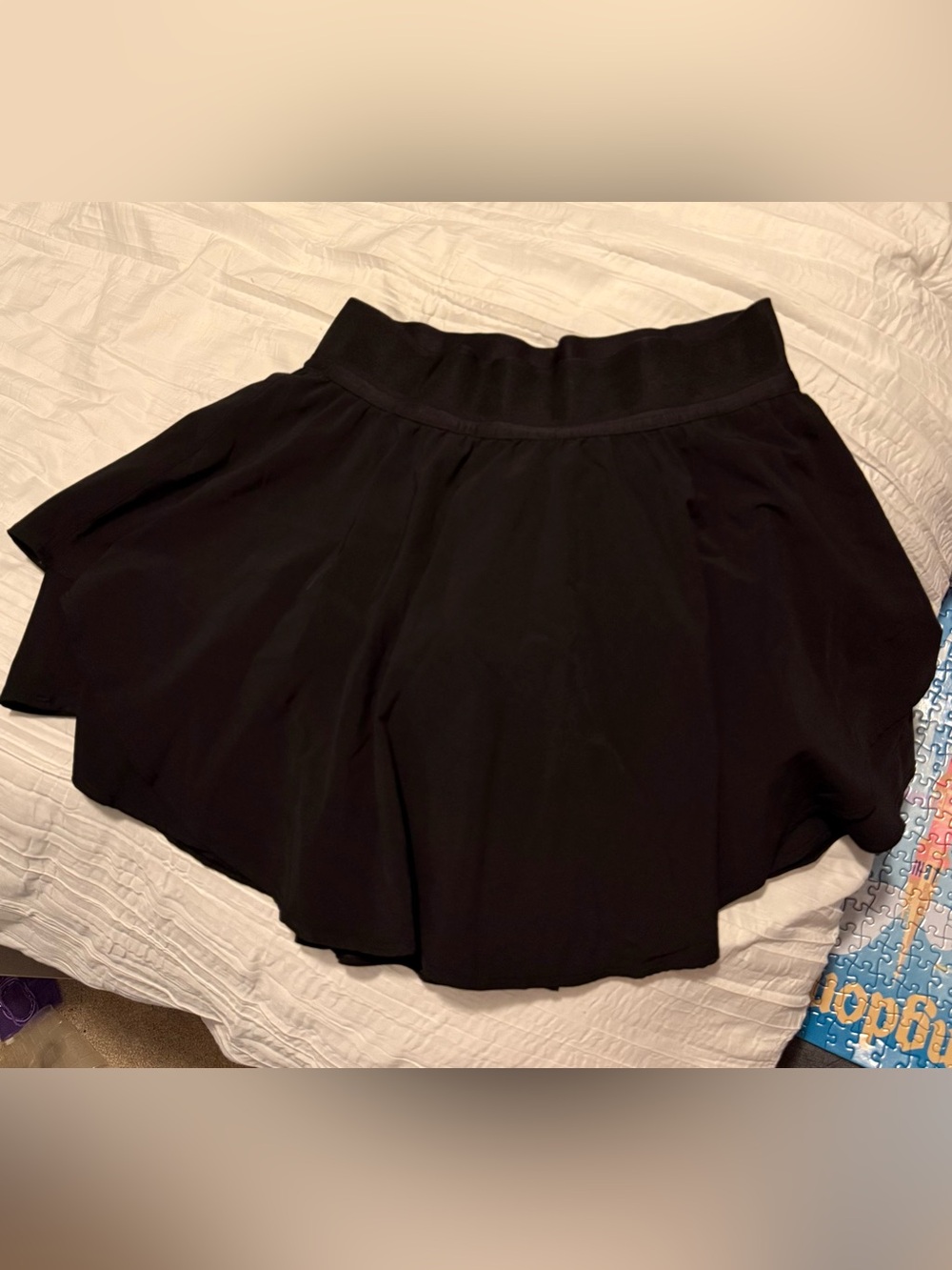 lululemon athletica Black Circle Skater Skirt